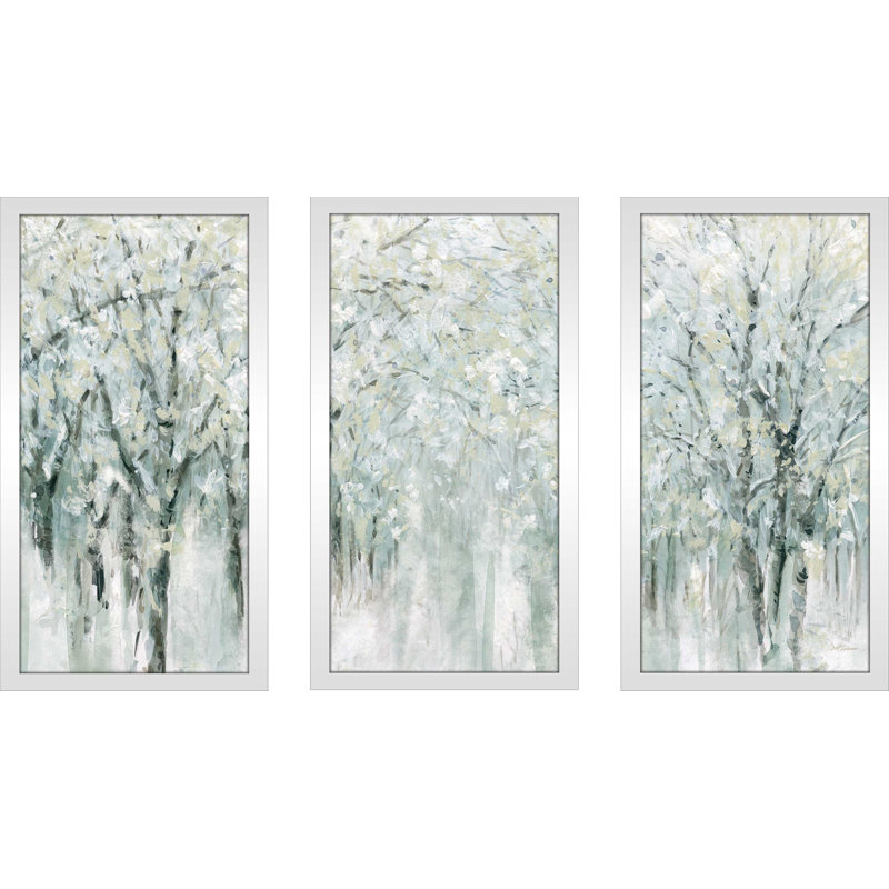 «Winter Mist», reproduction de peinture à l'huile à multiples images, L 40,5 po x H 25,5 po x P 1 po