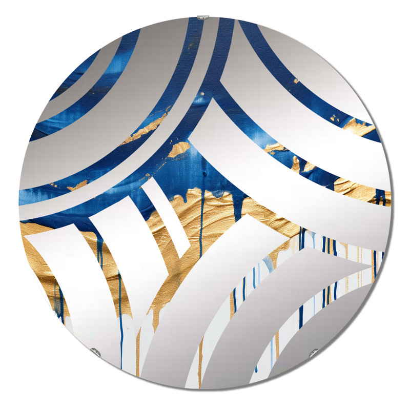 Miroir décoratif Helio, 23,6 po x 23,6 po