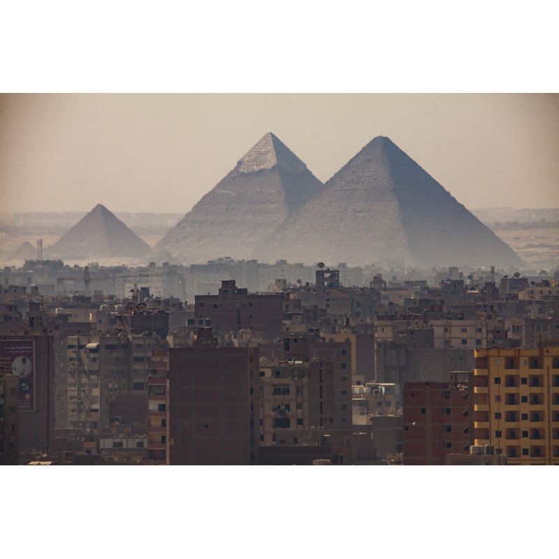 Great Pyramids by AYOTOGRAPHY - Wrapped Canvas Print, 81cm H x 122cm W