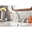 Robinet de salle de bain à poignée simple avec drain Twist Collection - Chrome-10711639