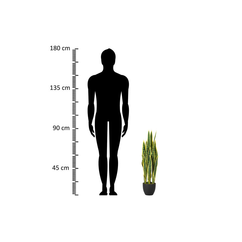 85cm Faux Banana Leaf Plant in Pot