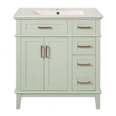 Bathroom Vanity with Resin Sink