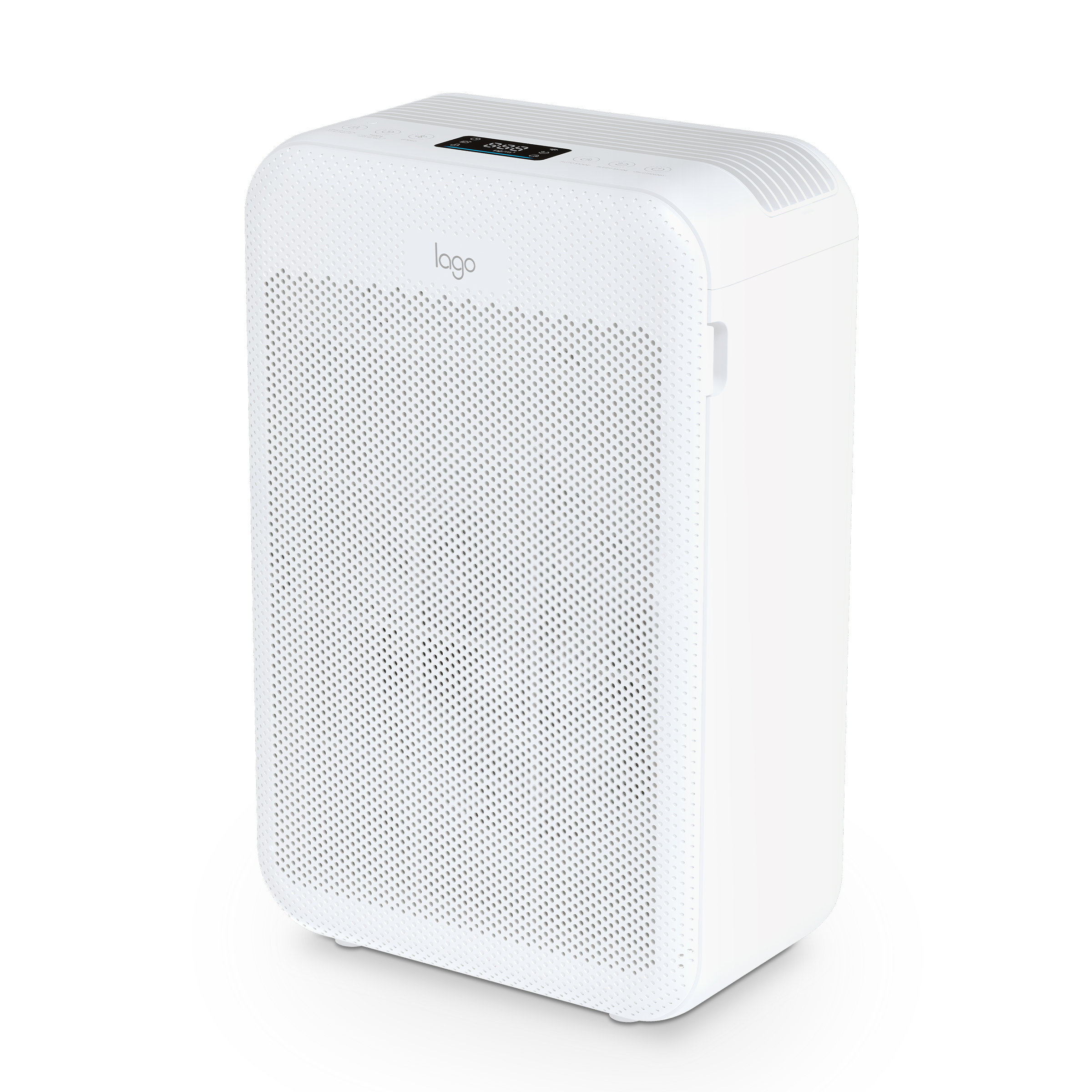 Lago Tabletop Air Purifier with Activated Carbon/Charcoal Filter for