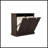 Two-Compartment Tilt-Out Laundry Sorter Cabinet-Black