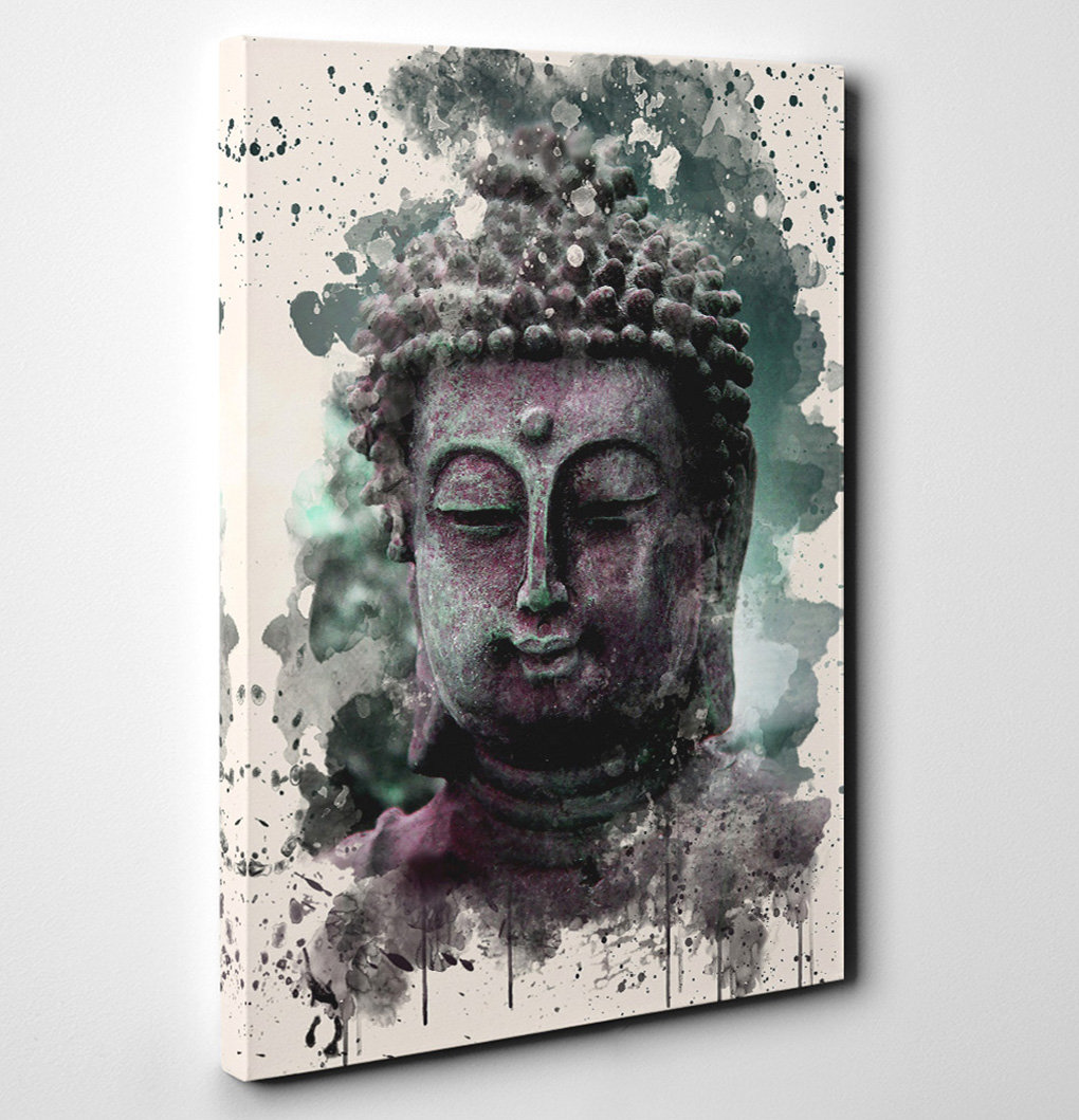 Oriental Buddha (4) Painting on Canvas - Wrapped Canvas