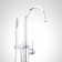 Robinet de robinet de baignoire et valve avec arrêts Lexia