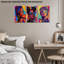 Guttaty 3PCS, art mural afro-américain moderne, femmes noires, impression sur toile abstraite vibrante, décoration artistique multicolore, peinture d'art contemporain pour salon, bureau de chambre à coucher, 16 po x 24 po x 3 pièces-2007100018