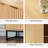 31.5" Tall 2 - Door Fluted Accent Cabinet,Sideboard with Adjustable Shelves-450446335-403074653
