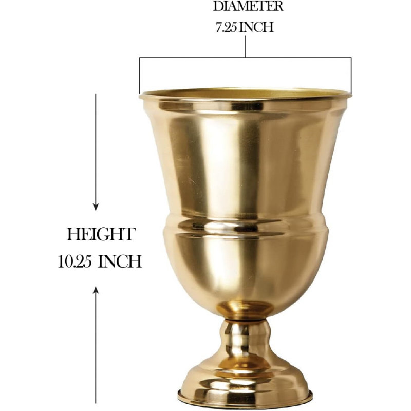 Metal Table Vase