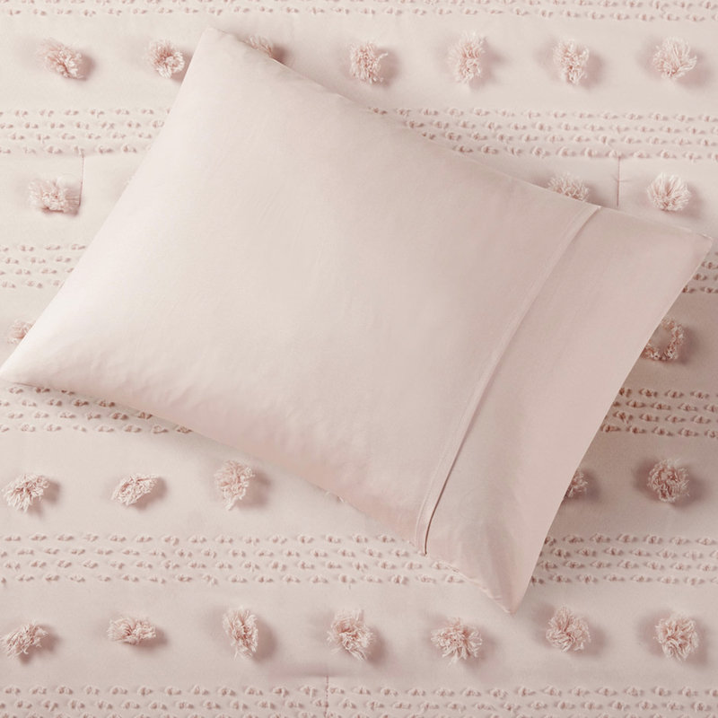Édredon et taie décorative rose simple / simple TG, Édredon pour lit simple / simple TG + 2 pièces s, Rose