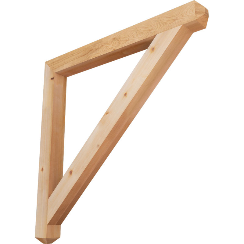Support pour artisan traditionnel, H 44 po x l 3,5 po x P 44 po, Cèdre rouge de l'Ouest (lisse)