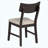 Dark coffee 5-piece dining set