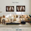 " Woodgrain White Feathers Canvas Print "