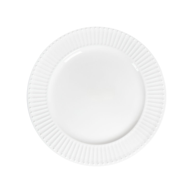 COWSLIP 16 Piece Handmade Porcelain China Dinnerware Set - Service for 4