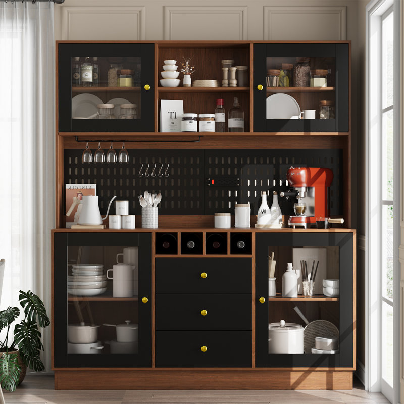 Garde-manger 75 po, Brun / noir
