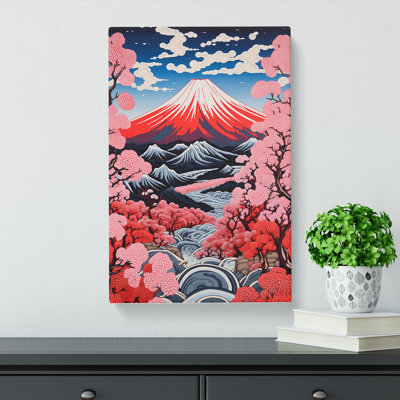 Mount Fuji Constructivism No.2 - Wrapped Canvas