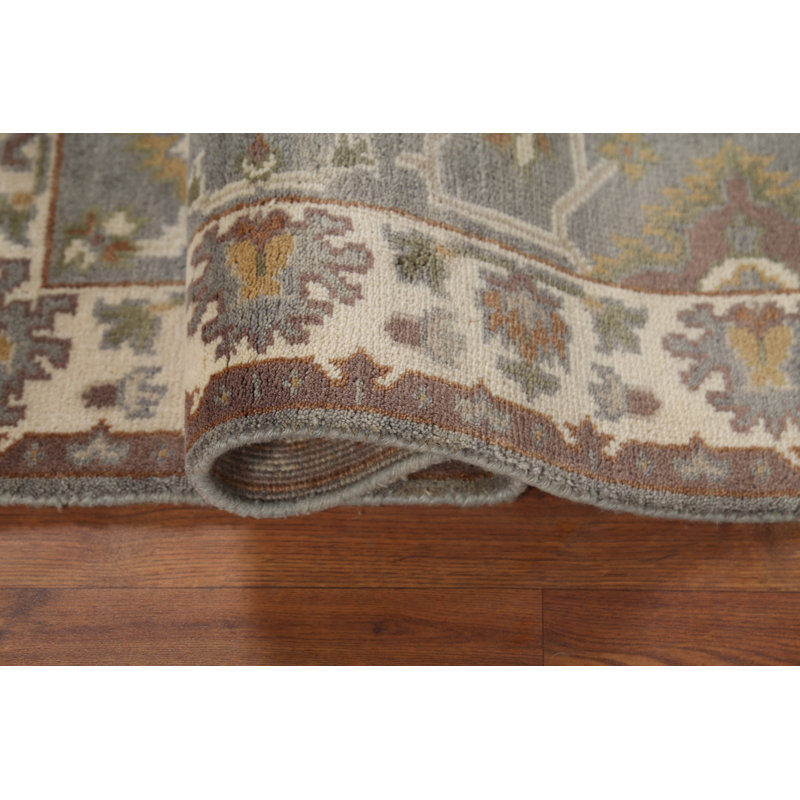 Tapis décoratif gris Oushak 3 x 5