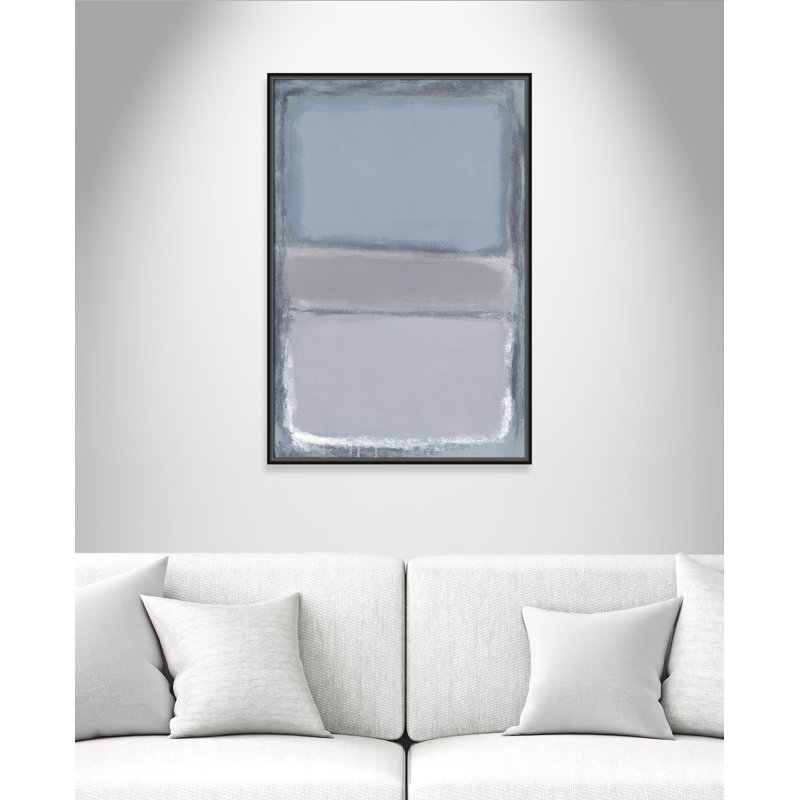 " Morning Dew 1 ", 37.5" H x 25.5" W x 2" D, Black Framed Canvas