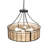 24" Wide Glendale Mission Inverted Pendant