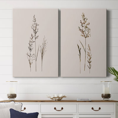 Delicate Stems I-Premium Gallery Wrapped Canvas -Ready to Hang