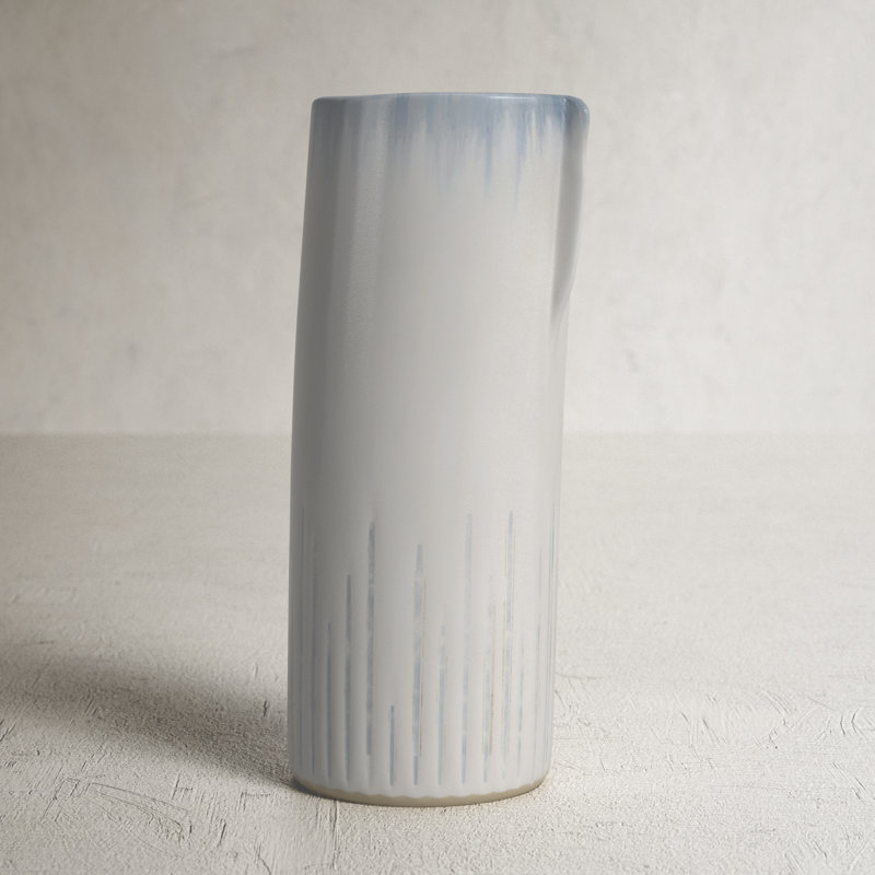 9.75'' Handmade Ceramic Table Vase