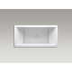 Underscore® 72" x 36" Drop In Soaking Acrylic Bathtub