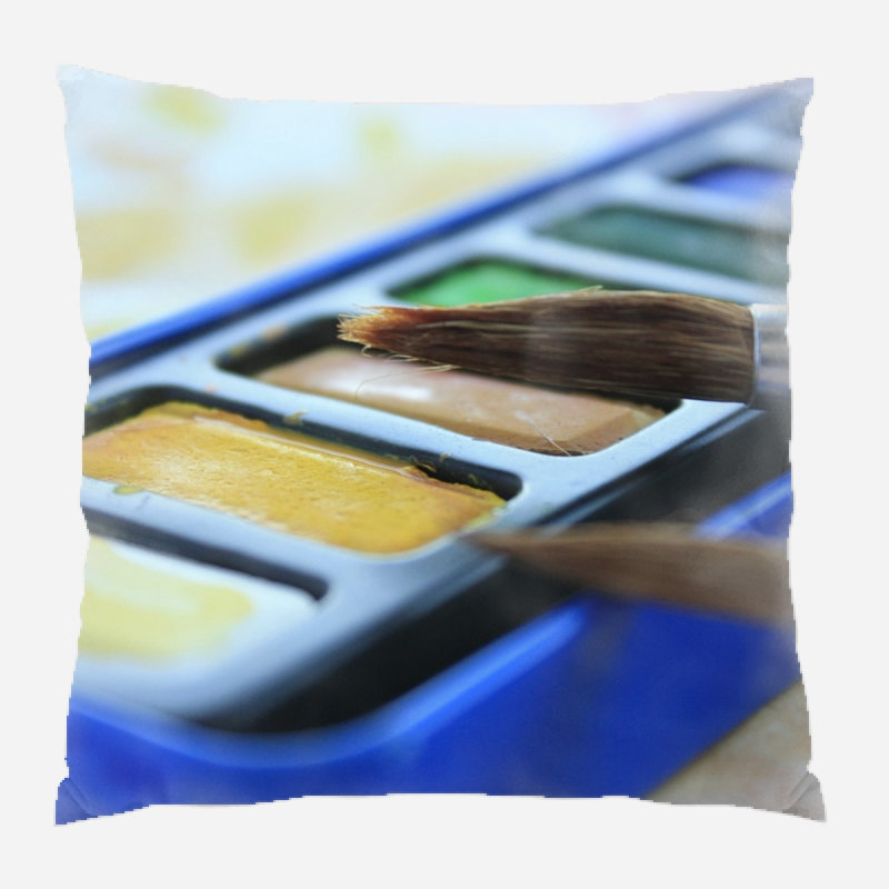 Coussin de couleurs Wachter, Microsuède, Intérieur