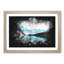 Mountains & Forest by Lake Moraine 1 Piece Single Picture Frame Wall Art on MDF-56861677-56861676