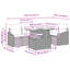 233.5cm Wide Patio Sofa with Cushions