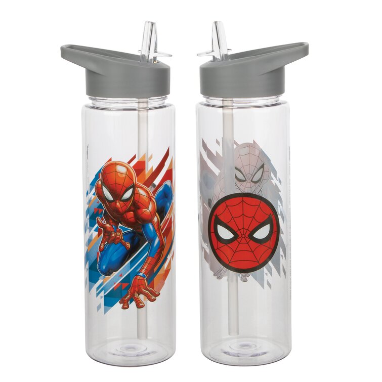 Transparent Superhero Personalized Water Bottles - 27 oz.