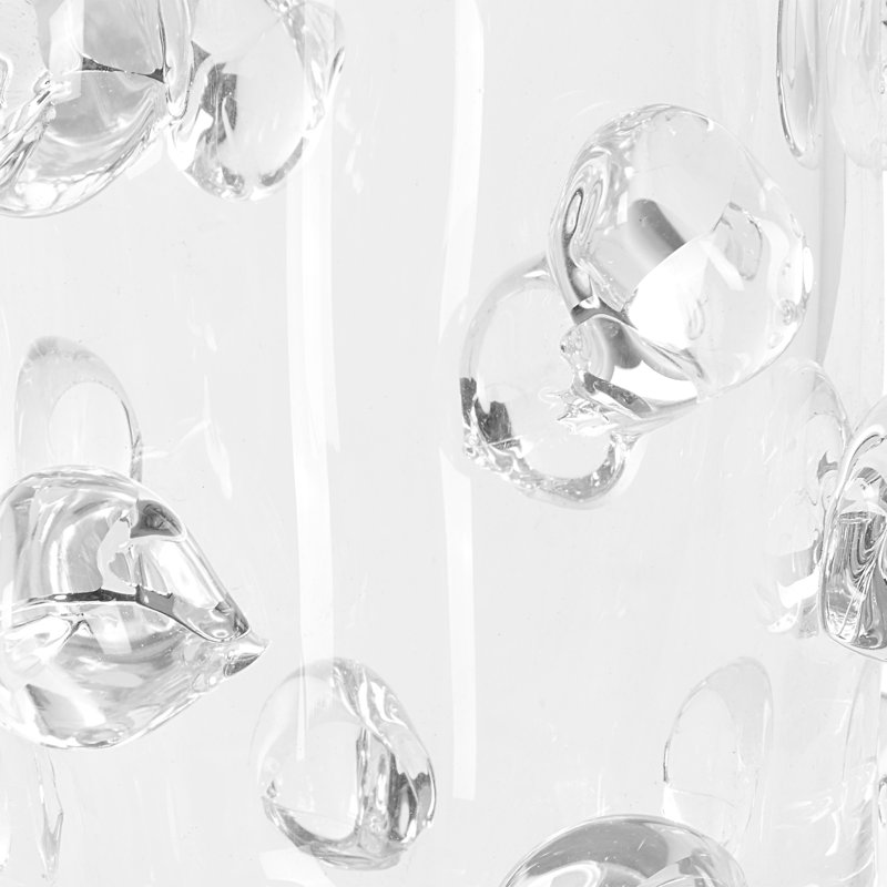 Vase en verre transparent Uttermost Aura