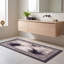 Tapis Barlow moderne à poils courts, style aquarelle abstraite, gris et noir, lavable en machine, antidérapant, pour intérieur et extérieur, adapté aux animaux domestiques, idéal pour le salon, la chambre, la salle à manger, l'entrée, le corridor ou le bureau.-1471795869