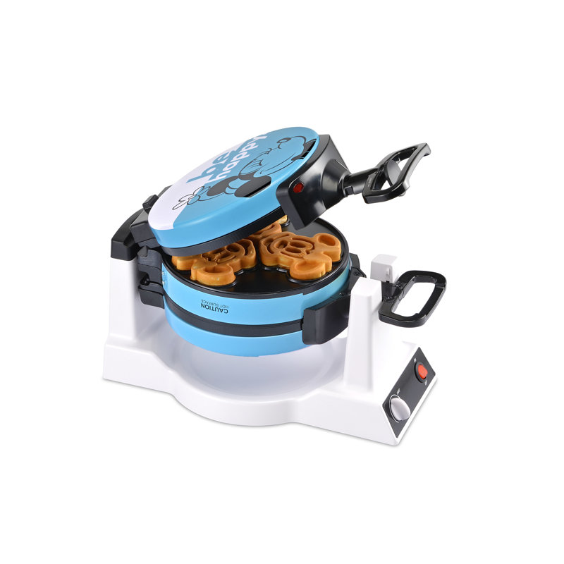 Mickey & Minnie Double-flip Belgian Waffle Maker