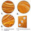 «Abstract Orange Swirl Collages II», art mural abstrait-949483360-949483362