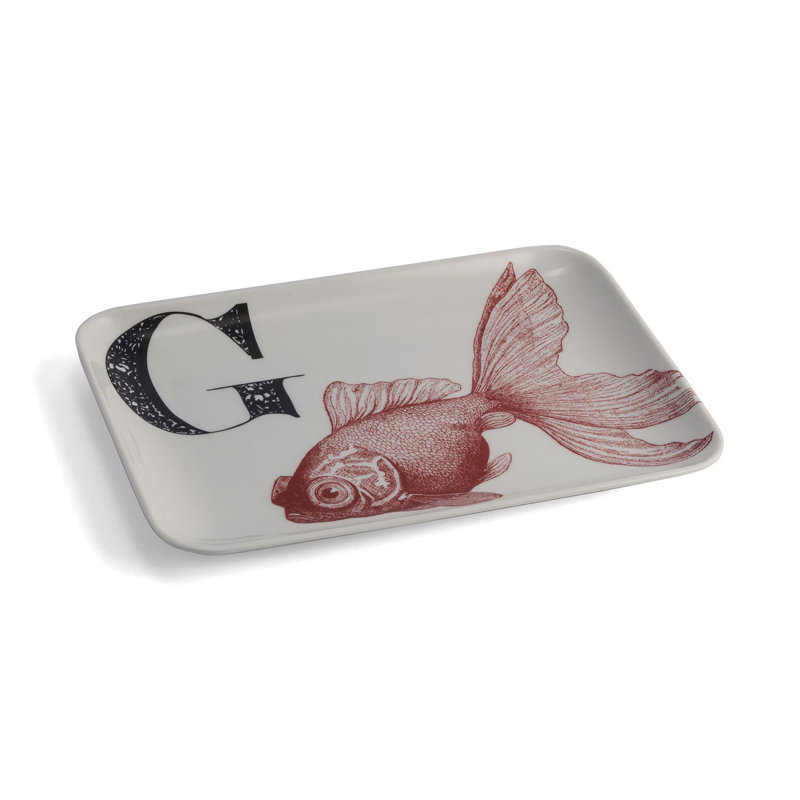 Thomas Paul Alphabet Melamine Platter, G