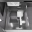 ZLINE Autograph 24 in. DuraSnow Steel Column Freezer with Graphite Gray Interior & Black Accents-984751703