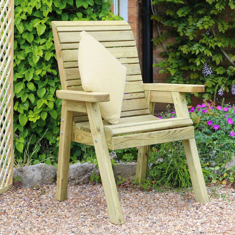 Strahan Outdoor Patio Dining Armchair