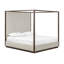 Casette Upholstered Canopy Bed