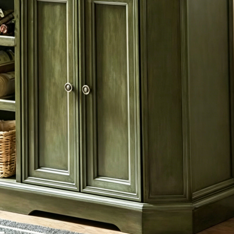 Classical Multi-Functional Sideboard, Green