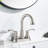 Centerset 2-handle Bathroom Faucet with Drain Assembly-70595633