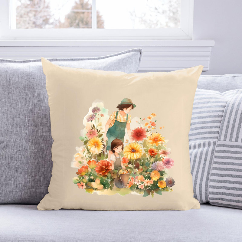 Coussin décoratif, H 20 po x l 20 po