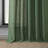 Oesha Faux Linen Curtains for Bedroom - Semi Sheer Curtain Window Single Panel Drape-43433237-43433234