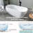 59'' x 29.5'' Soaking Solid Surface Bathtub