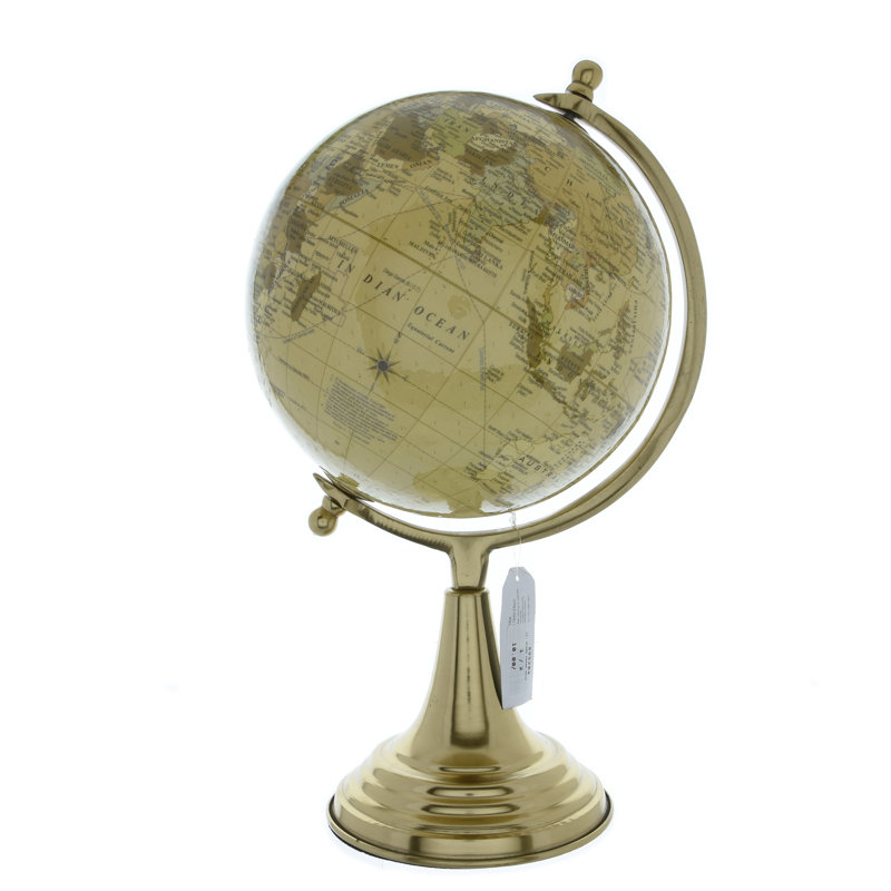Plastic / Acrylic Tabletop Globe, 30cm H x 20cm W x 20cm D