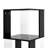 -degree Rotating Bookshelf Particle Board Modern Design For Living Room