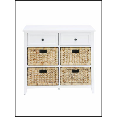 Cabinet Flavius à finition blanche avec rangement spacieux et design épuré, parfait pour les intérieurs modernes et traditionnels.
