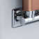 Radiator Valves Pipe Masking Set in Chrome for 50mm Pipe Centres