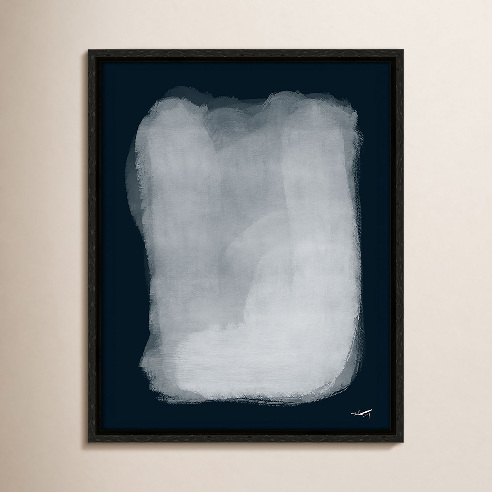 Gelder "Calme 001" Print by N.Atelier, Espresso, 15.5" H x 12.5" W