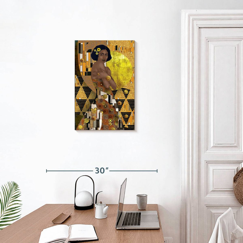 Leisha Confident Black Woman, 24" H x 16" W