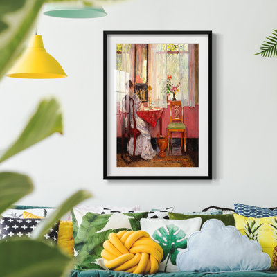 Vintage Portrait Print XCVI - Impression encadrée